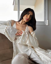 Conjunto Pijama J’adore - Slip Top em Renda & Calça Longa