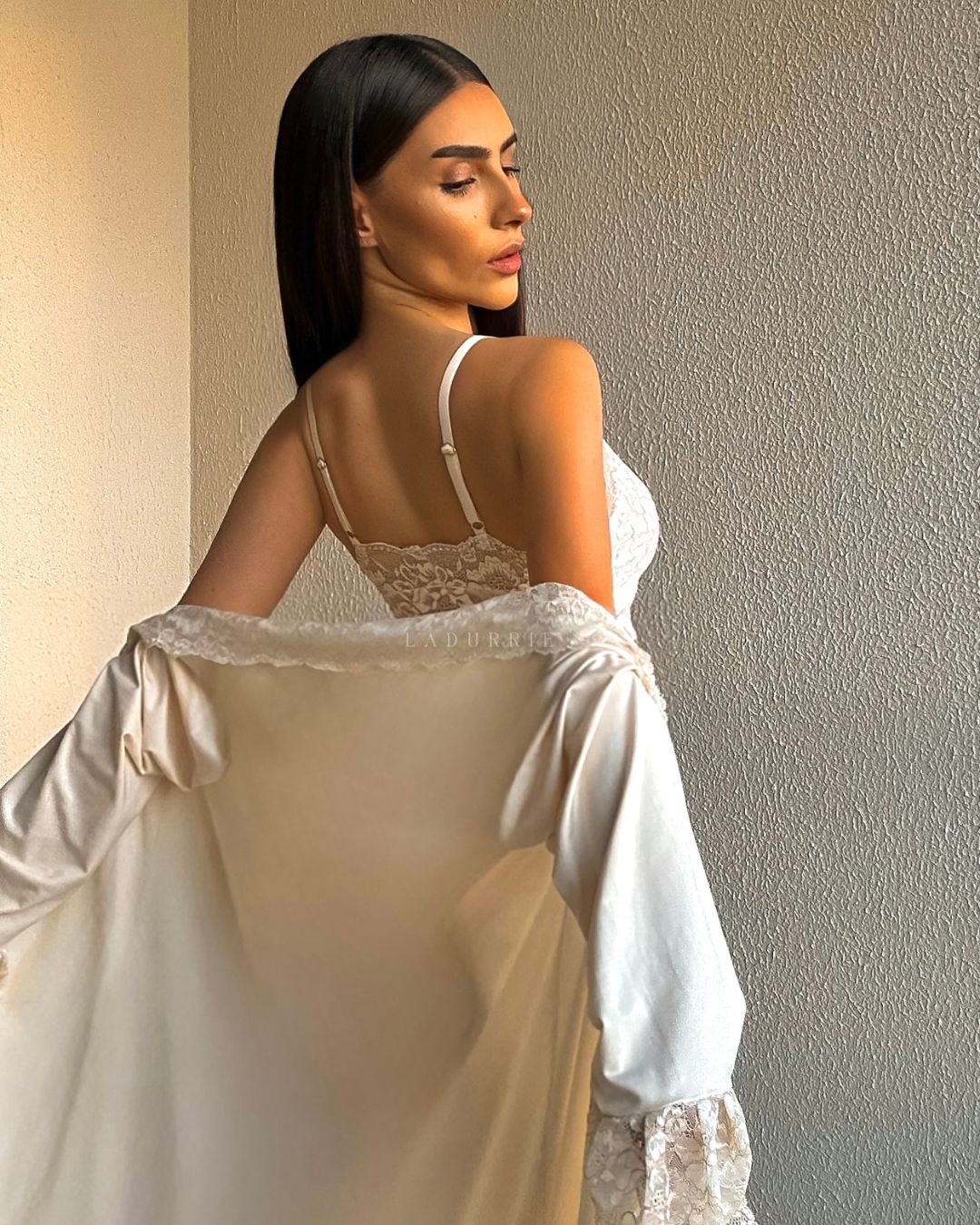 Conjunto Pijama J’adore - Slip Top em Renda & Calça Longa