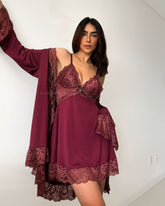 Conjunto Château Margaux - Camisola + Robe e Calcinha