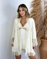 Conjunto J’adore Camisola, Robe e Calcinha