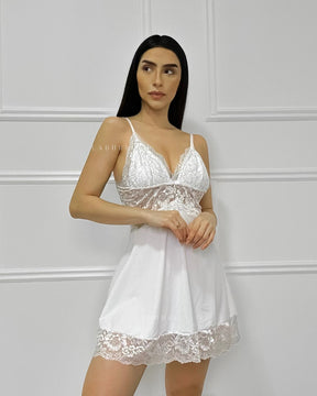 Conjunto La.Marquise D’Or Camisola, Robe e Calcinha