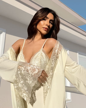 Conjunto J’adore Camisola, Robe e Calcinha