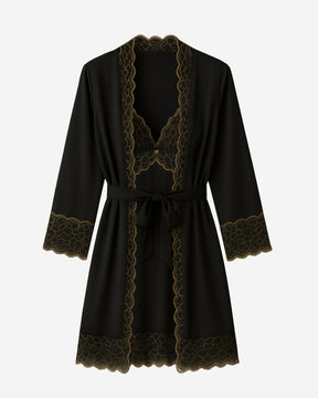 Conjunto Paco Rabanne - Camisola + Robe e Calcinha