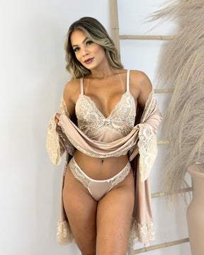 Conjunto J’Prestige - Camisola + Robe e Calcinha