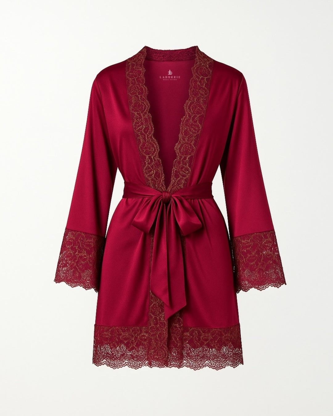 Conjunto Euphoria - Camisola + Robe e Calcinha